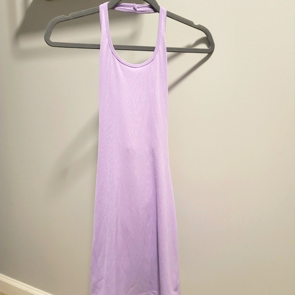 Lavender halter dress